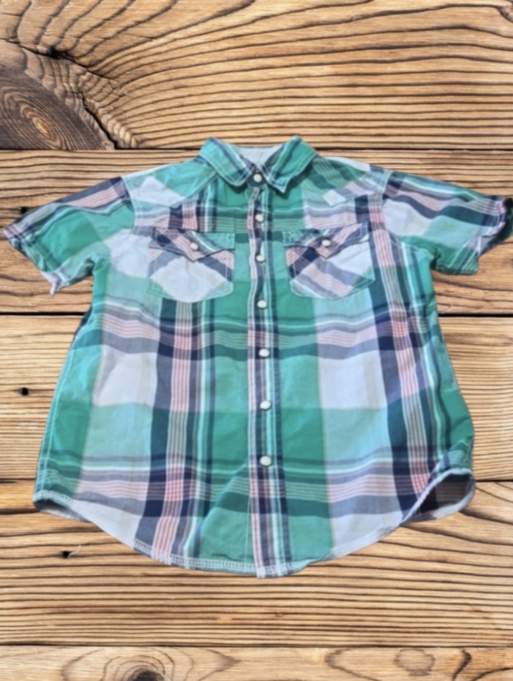 BOY'S ARIZONA JEAN CO PEARL SNAP SHIRT